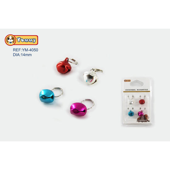 Clopotei zgarda caini, pisici, oval 14 mm
