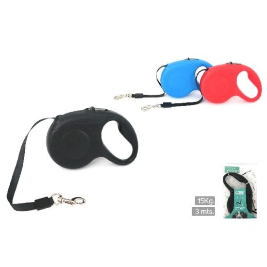 Lesa retractabila caini, Banda 3m - 15Kg