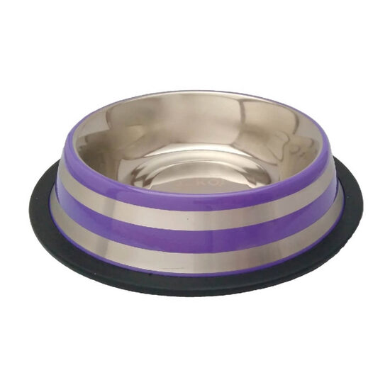 Castron caini, inox antiderapant, STRIP 0.5 L