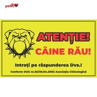 Placuta avertizare 15x25cmx3mm ''CONFORM OUG'' PA-15