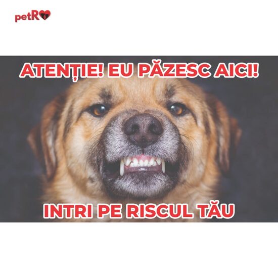 Placuta avertizare 15x25cmx3mm ''EU PAZESC AICI'' PA-14