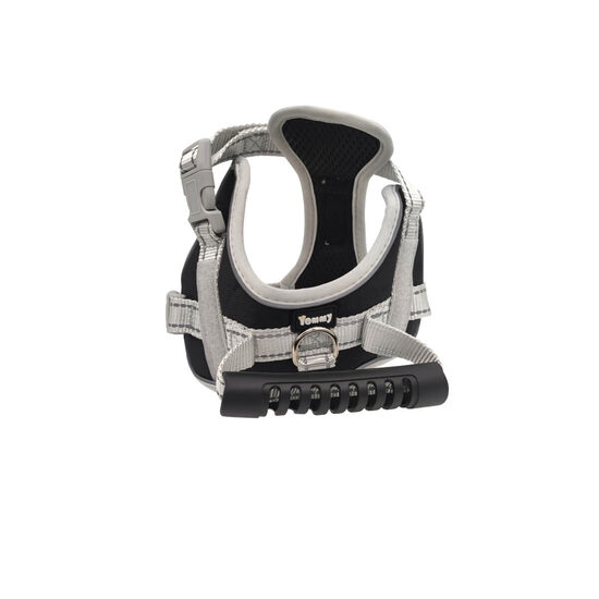 Ham caini talie medie SERVICE DOG cu maner M