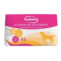 Scutece absorbante caini mici, Inodorina XS 12buc 1-2Kg
