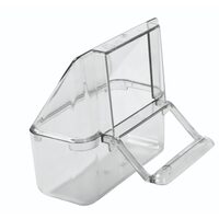 Hranitor pasari 7.5x7.5x7.5 h transparent
