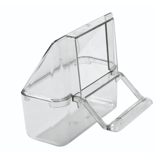 Hranitor pasari 7.5x7.5x7.5 h transparent
