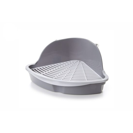 Toaleta pentru hamsteri 25x25x34 cm GRI