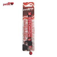 Zgarda pisici - zebra - Rosie,1x20-35 cm PETRO