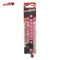 Zgarda pisici - labute - Roz, 1x20-35 cm PETRO