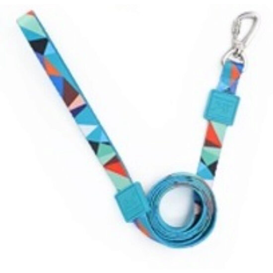 Lesa albastru+geometric 1 cm