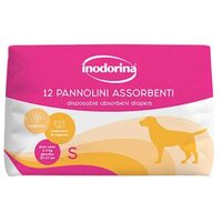 Scutece absorbante caini mici, Inodorina S 12buc 2-5kg