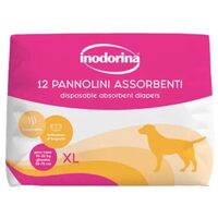 Scutece absorbante caini f mari,Inodorina XL 12buc 16-32kg
