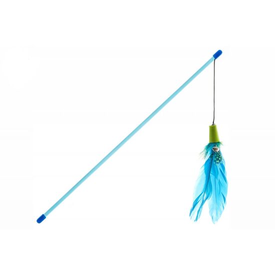 Jucarie pt pisici-undita pene 40 cm