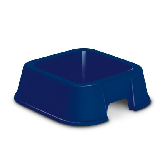 Castron caini,pisici, plastic patrat antiderapant  VIOLA  0.5L