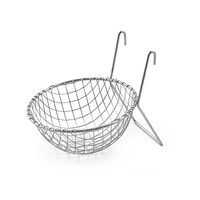 Cuib metalic rotund cu suport, d10 cm