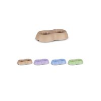 Castron dublu plastic 2x0.3 L caini, pisici, DORA