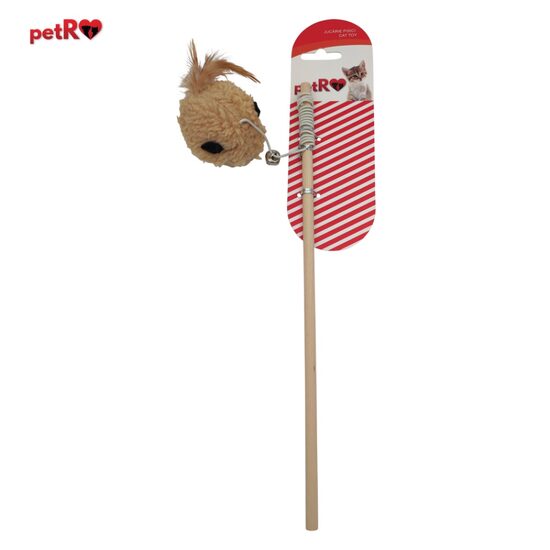 Jucarie pisica undita Minge plus maro 30 cm PETRO
