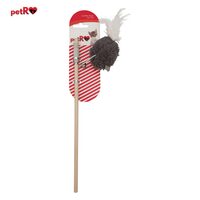 Jucarie pisica undita Minge plus gri 30 cm PETRO
