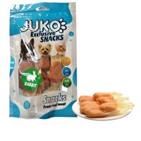 Recompense caini Urechi de iepure si carne de pui, 70gr