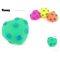 Jucarie vinyl INIMA cu labute 7x3 cm