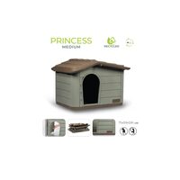 Casuta PRINCESS MEDIA Verde 79x59x55 cm M