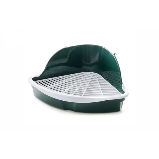 Toaleta pentru iepuri,hamsteri 25x25x34 cm Verde