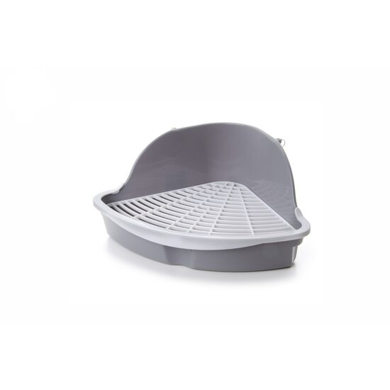 Toaleta porc guineea, hamsteri 18x18x25 cm GRI