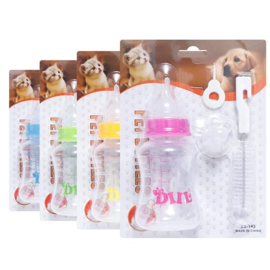 Set Biberon Mare cu 2 tetine, perie, ac, 150ml