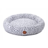 Pat caini mari, rotund pufos Bubble, L 70 cm