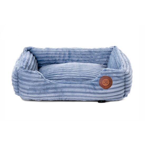 Pat caini mici, material albastru Coral, 50 cm