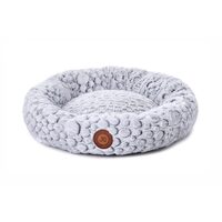 Pat caini mici, rotund pufos Bubble, S 50 cm