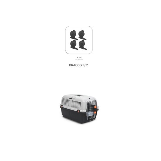 Set 4 roti pentru BRACCO TRAVEL Design Nr. 1-2-3