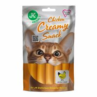 Recompense pisici Crema de Pui, Vitamine, JK 5x15 gr
