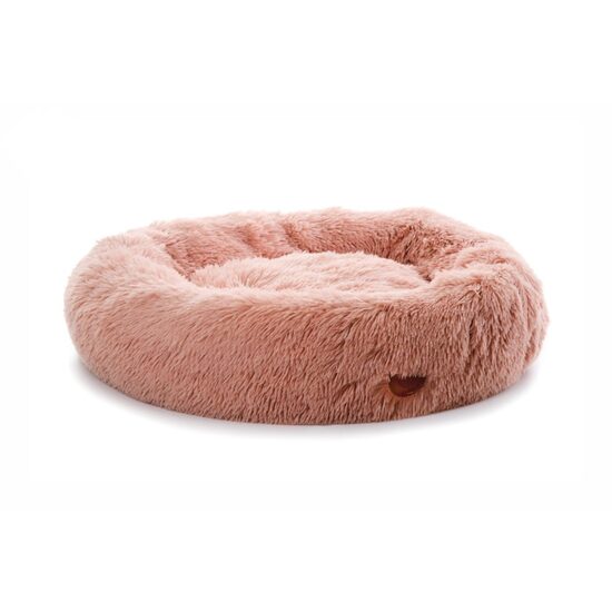 Pat Caini Mici, Plusat, Donut S, Rotund 60 x 15 cm, Roz