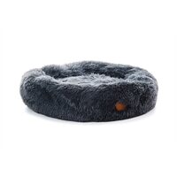 Pat Caini Mici, Plusat, Donut S, Rotund 60 x 15 cm, Gri
