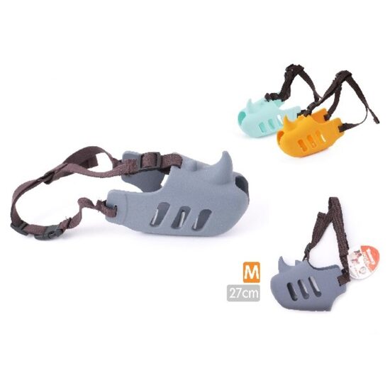 Botnita din silicon pentru caini, 27 cm, Rino M