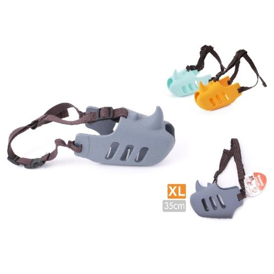 Botnita din silicon  pentru caini, 35 cm, Rino XL