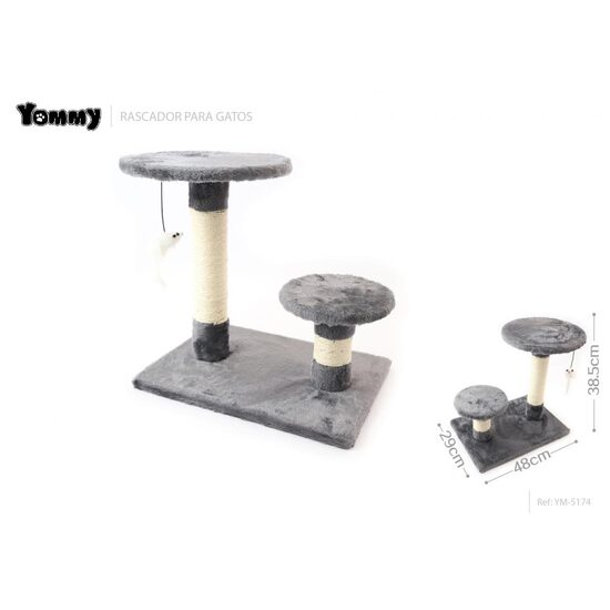 Ansamblu doi stalpi pentru pisici 29x48x38.5 cm