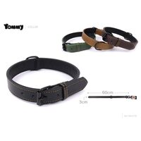 Zgarda din piele ecologica dubla 3.0 x60 cm