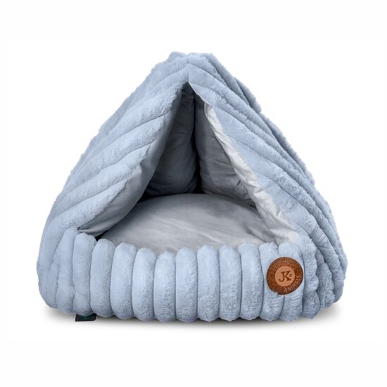 IGLU  pentru caini JK ANIMALS Olaf, gri-albastru, 45 cm