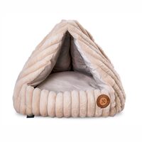 IGLU  pentru caini JK ANIMALS Olaf, BEJ, 45 cm