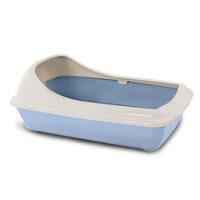 Litiera cu rama MEDIE 46x35x18h cm ALBASTRA