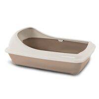 Litiera cu rama distributie petshopuri LARGA 56x39x20h cm BEJ