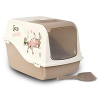 Litiera ARIEL DECAL cu modele 57X39X38h cm BEJ