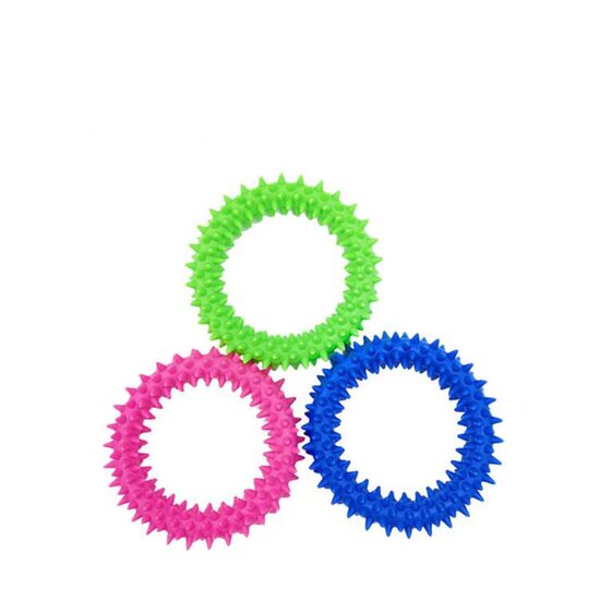 PROMO Jucarie caini TPR-CERC 9x2 cm PETRO 2+1GRATIS