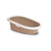Litiera ovala cu rama furnizor MINOU MINI S 43x30x14h cm BEJ