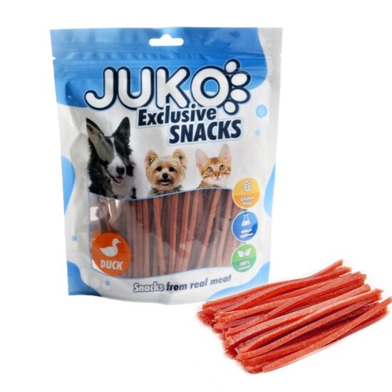 Fasii subtiri de rata 250 gr importator JUKO magazine petro.pet