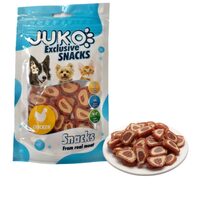 Snack chicken & pollock chips 70 gr Pui si Peste JUKO angro